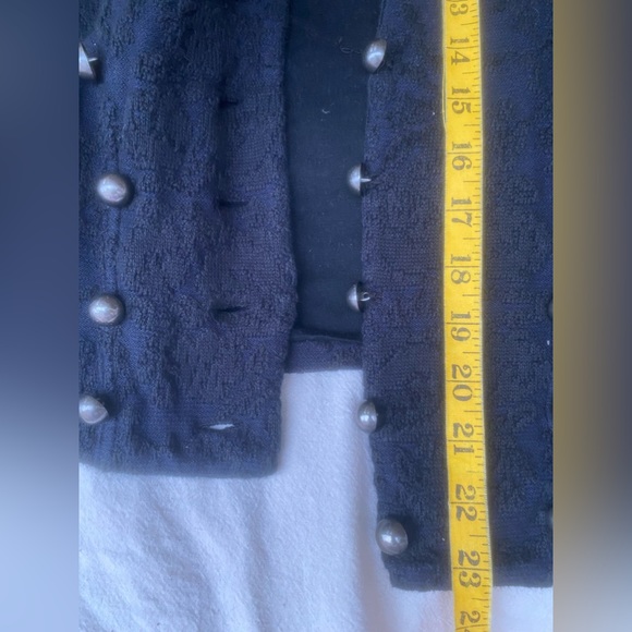 free people military button tapestry woven jacket sz. l - Picture 10 of 15